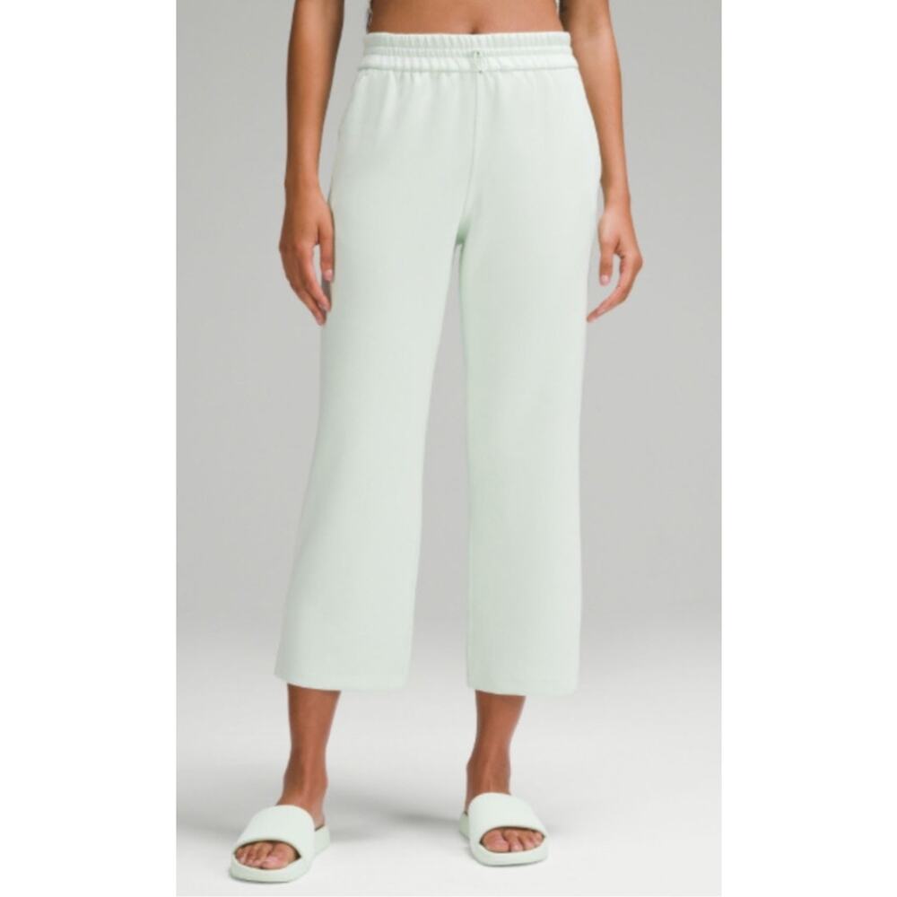New Lulu Lemon Softstreme High-Rise Straight-Leg Cropped - Kohlrabi Green